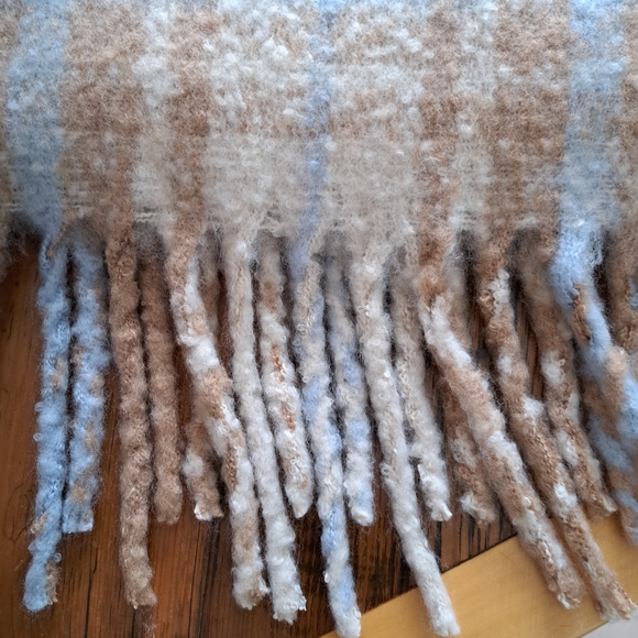 Karly Brushed Plaid Scarf - Picture 5 of 9